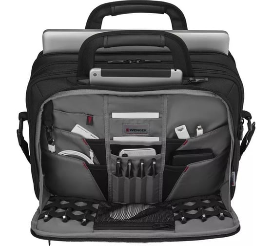 Портфель для ноутбука 14-16'' Wenger, черный, 41x20x29 см, 18 л 606465