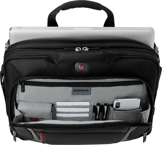 Портфель для ноутбука 15" Wenger, черный, 40x15x33 см, 9 л 600643