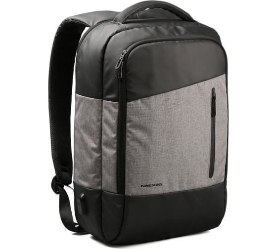 Рюкзак Kingsons KS3159W черно-серый, 15.6" 60006-71
