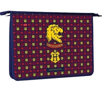 Папка для тетрадей Hatber пластиковая, 2 отделения, с вкладышем, А4, на молнии, 245x340x75 мм, Гарри Поттер, 12 шт. 079673