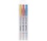 Набор артмаркеров Hatber Mildtone PASTEL LIGHT 3 шт., двухсторонние, 1 мм/4 мм 070363 1