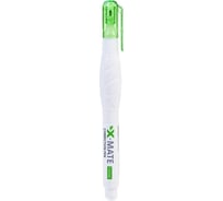 Ручка-корректор Hatber X-Mate 5 мл, с металлическим наконечником, с колпачком и клипом, 12 шт. 071177