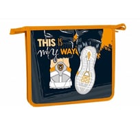 Папка для тетрадей Hatber пластиковая, А5, 205x240x40 мм, на молнии, My way, 12 шт. 073286