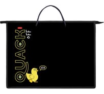 Папка для тетрадей Hatber пластиковая, А3, с ручками, 345x460x50 мм, на молнии, Quack Off, 15 шт. 079737