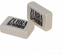 Ластик Hatber из термопластичной резины, Zebra, 26x18x8 мм, 80 шт. 039515