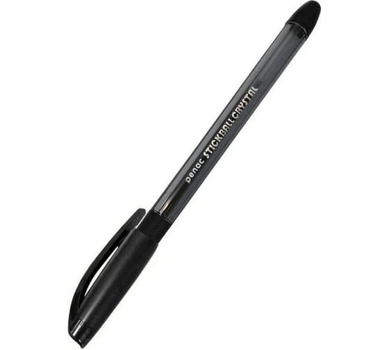Шариковая ручка Penac stick ball crystal 0.7мм, черная, 4 шт BA3402-06/4B 1