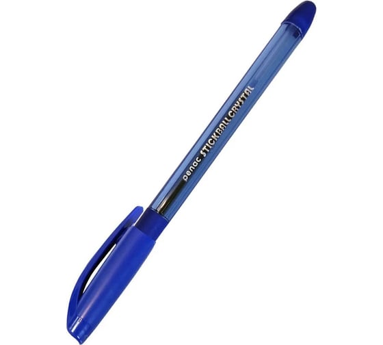 Шариковая ручка Penac stick ball crystal 0.7мм, синяя, 4 шт BA3402/41-4В
