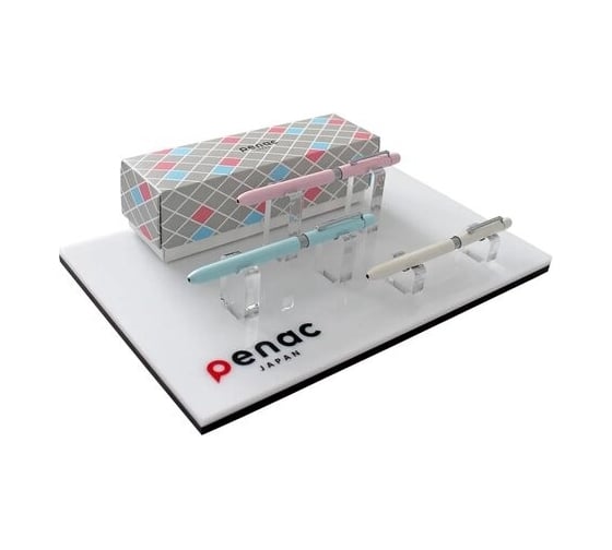 Многофункциональня ручка Penac multisync 107 синие/красные чернила, грифель, ластик, голубой корпус MF0107SB-GC8