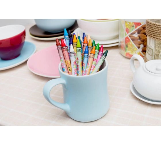 Восковые мелки Flexoffice colokit 24 цвета CR-C026