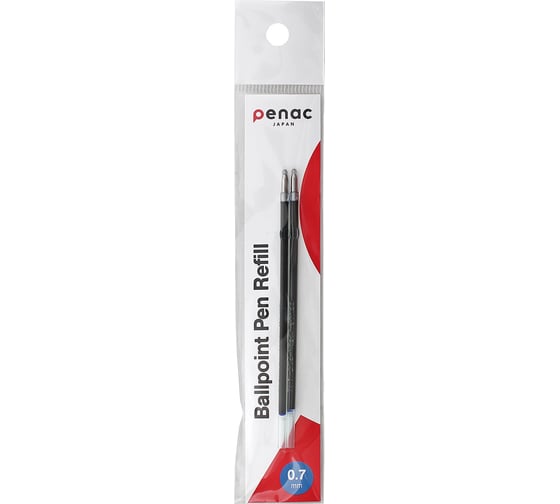 Стержень для шариковой ручки Penac sleek touch, pepe, cch-3, rb-085, rbr, chubby синий, 2 шт. BR98C0703-PB2