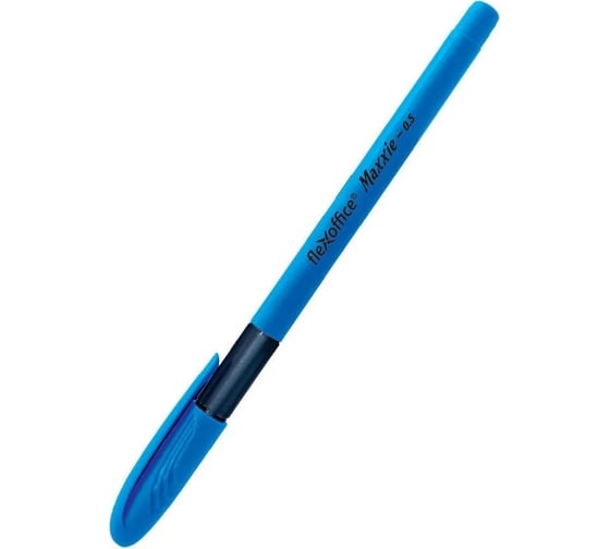 Шариковая ручка Flexoffice с масляными чернилами, maxxie neon, синяя, 4 шт. FO-GELB035NBB BLUE/4B