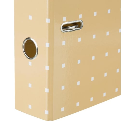 Папка-регистратор Attache Comfort А4, 75 мм, бежевая, лам. бум./лам. бум. 1733102