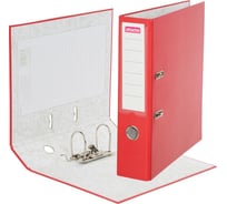 Папка-регистратор Attache А4, ПВХ, 75 мм, разборная, красный, б/металлического уголка, 50 шт. в упаковке 1621209