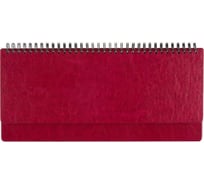 Недатированный планинг Attache бордо, 303x150 мм, 120 стр., agenda 1771607