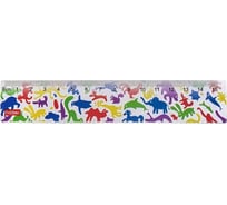 Пластиковая линейка Hatber 15x3см Rainbow в пакете, 100 шт. 074030