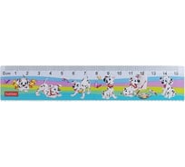 Пластиковая линейка Hatber 15x3см Далматинцы в пакете, 100 шт. 074028