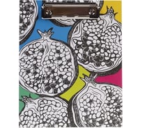 Папка-планшет Hatber А5 с металлическим зажимом, матовая ламинация Гранат, 24 шт. 075749