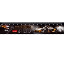Пластиковая линейка Hatber 15x3см Super car, 100 шт. 057546