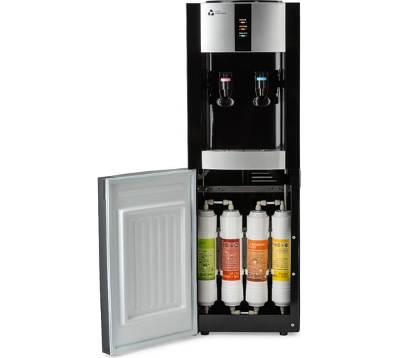 Пурифайер-проточный кулер для воды Aquaalliance H1s-LD black/silver 00446