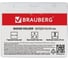 Горизонтальный бейдж BRAUBERG 60x90 мм, комплект 5 штук, на зеленой ленте длиной 45 см 880102 4