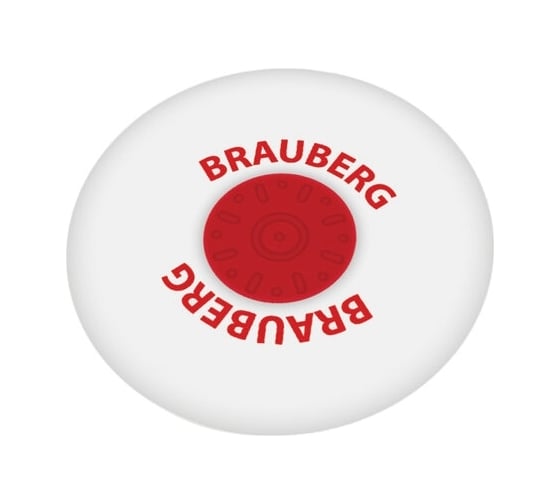 Ластик BRAUBERG Energy комплект 24 штуки, 30x30x8 мм, пластиковый держатель 880769 1