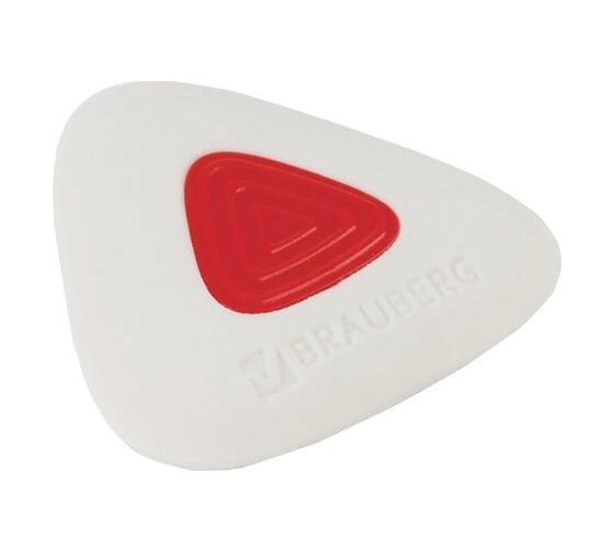 Ластик BRAUBERG Trios PRO комплект 36 шт., ластик 36x36x9 мм, пластиковый держатель 880450
