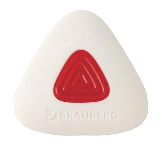 Ластик BRAUBERG Trios PRO комплект 36 шт., ластик 36x36x9 мм, пластиковый держатель 880450