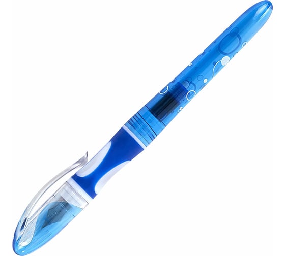 Перьевая ручка BRAUBERG DELTA с 10 сменными картриджами, эргономичный корпус, иридий 143954