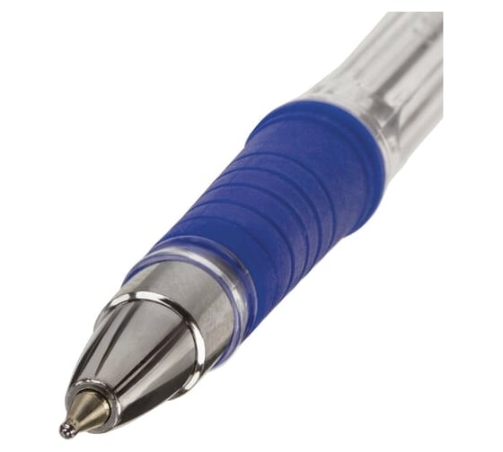 Шариковая ручка BRAUBERG i-Rite GT синяя, комплект 12 штук, линия письма 0.35 мм 880178