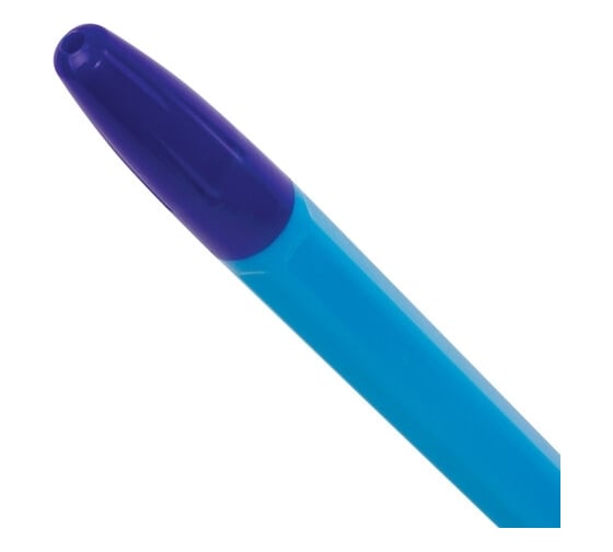 Шариковая ручка BRAUBERG X-333 NEON SOLID синяя, комплект 50 штук, линия 0.35 мм 880729