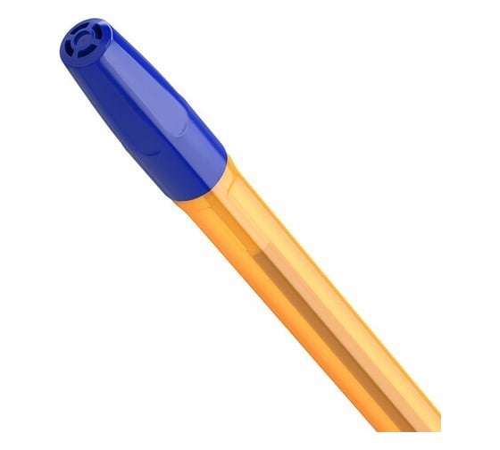 Шариковая ручка BRAUBERG M-500 AMBER синяя, комплект 50 штук, 0.35 мм 880395