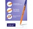 Шариковая ручка BRAUBERG ULTRA ORANGE синяя, комплект 50 штук, узел 0.7 мм, чернила Германия, наконечник Швейцария 880398 4