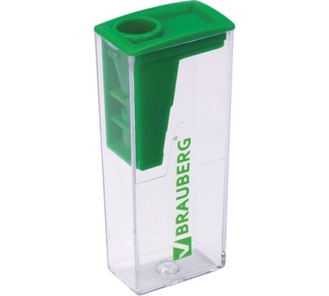 Точилка с контейнером BRAUBERG Assistant комплект 4 штуки, корпус ассорти 880442