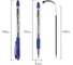Шариковая ручка BRAUBERG Glassy синяя, комплект 12 штук, линия письма 0.35 мм 880180 12