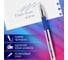 Шариковая ручка BRAUBERG Glassy синяя, комплект 12 штук, линия письма 0.35 мм 880180 3