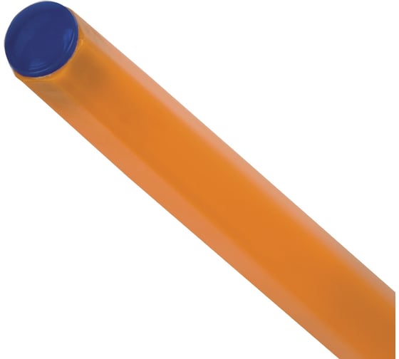 Шариковая ручка Staff Basic Orange BP-01 синяя, комплект 50 штук, линия письма 0.5 мм 880408