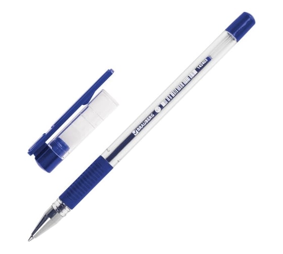 Шариковая ручка BRAUBERG X-Writer синяя, комплект 50 штук, линия письма 0.35 мм 880008