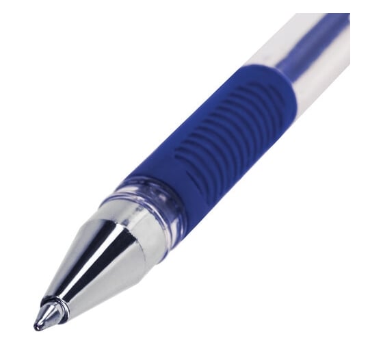 Шариковая ручка BRAUBERG X-Writer синяя, комплект 50 штук, линия письма 0.35 мм 880008