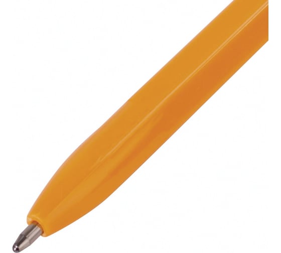 Шариковая ручка Staff ORANGE C-51 синяя, комплект 50 штук, линия письма 0.5 мм 880157