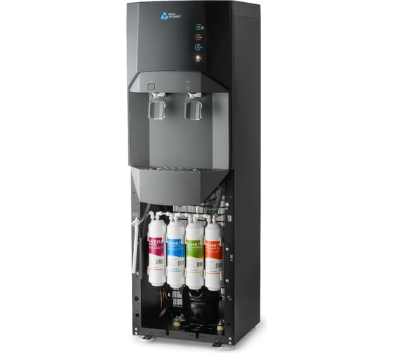 Пурифайер-проточный кулер для воды Aquaalliance 2200s-LC black 00432