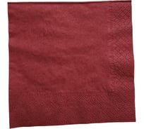 Бумажные салфетки ООО Комус Profi pack 2 слой, 24x24 см, бордо, 250 штук 1738426