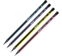 Карандаш Attache Selection flash чернографитный, hb, бласт черное дерево, ассорти, 48 шт. 1706380