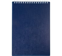 Блокнот Hatber CANVAS 80 л, А5, клетка, синий, 56 шт в упаковке 081521