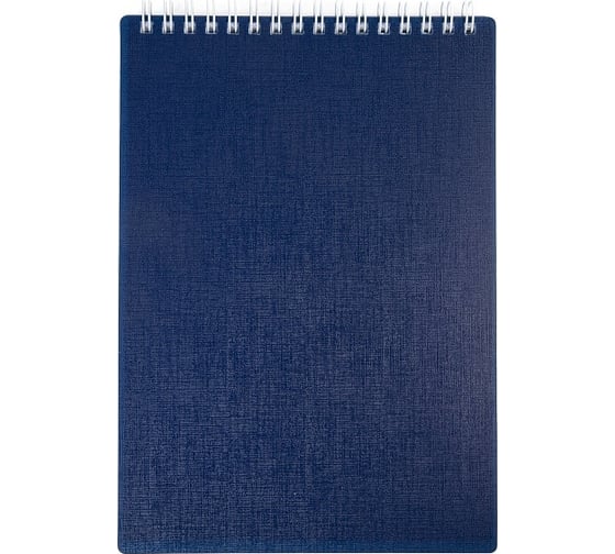 Блокнот Hatber CANVAS 80 л, А5, клетка, синий, 56 шт в упаковке 081521 1