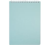 Блокнот Hatber CANVAS 80 л, А5, клетка, бирюза, 56 шт в упаковке 081527