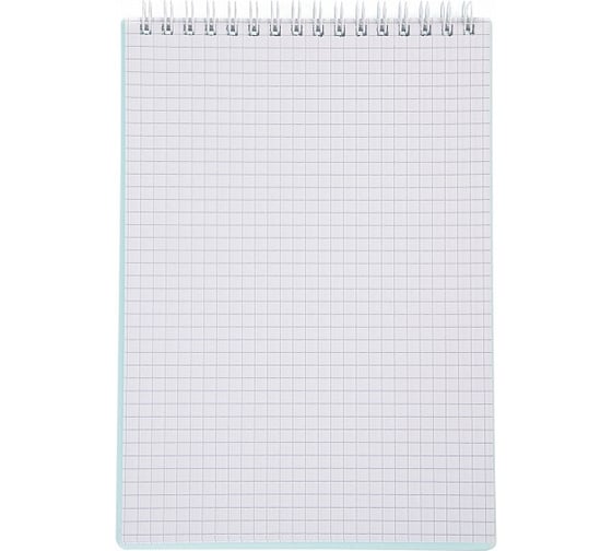 Блокнот Hatber CANVAS 80 л, А5, клетка, бирюза, 56 шт в упаковке 081527
