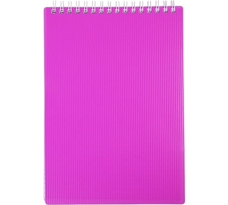 Блокнот Hatber LINE NEON 80 л, А5, клетка, розовый, 56 шт в упаковке 081505