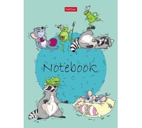 Блокнот Hatber Забавные животные 24 л, А6, клетка, обложка мелованная бумага, ламинация, 150 шт в упаковке 056235