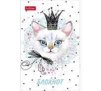 Блокнот Hatber Модные мордочки 48 л, А7, 65x100 мм, 3-х цветный блок клетка, обложка мелованная бумага, 100 шт в упаковке 050051