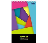 Блокнот Hatber Multicolor 60 л, А5, 120x200 мм, линия 80 гр/кв.м, пластиковая обложка, 5 шт в упаковке 050654